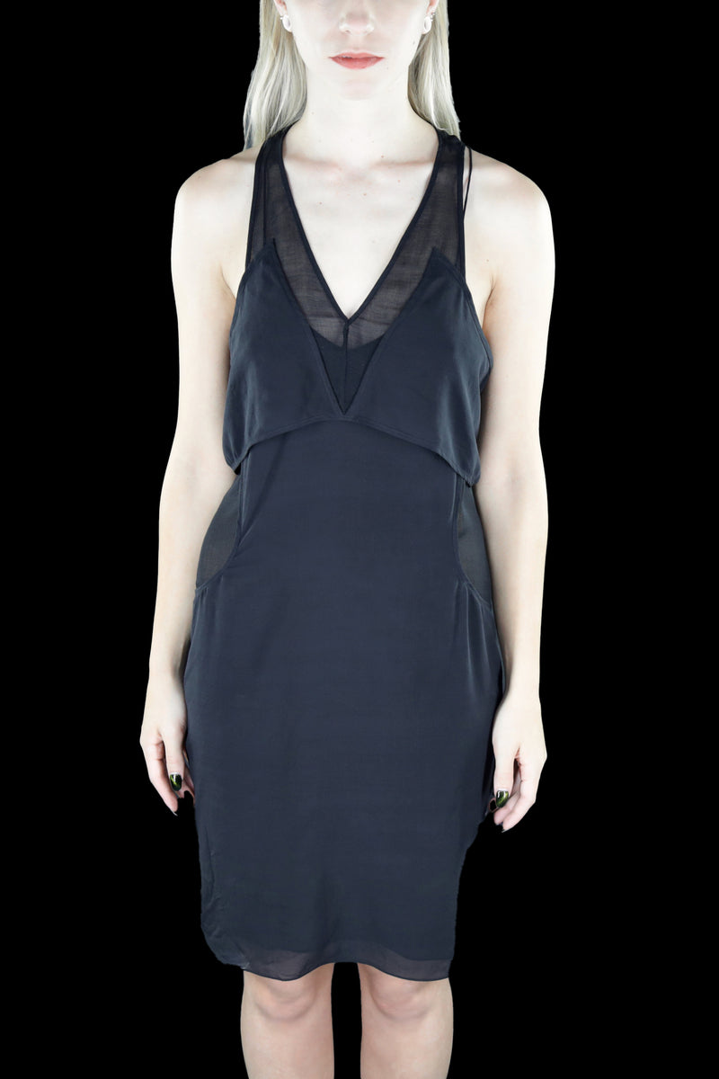 Alexander wang ドレス S alexanderwang アレキサンダーワング キー付きグレー ジャージー