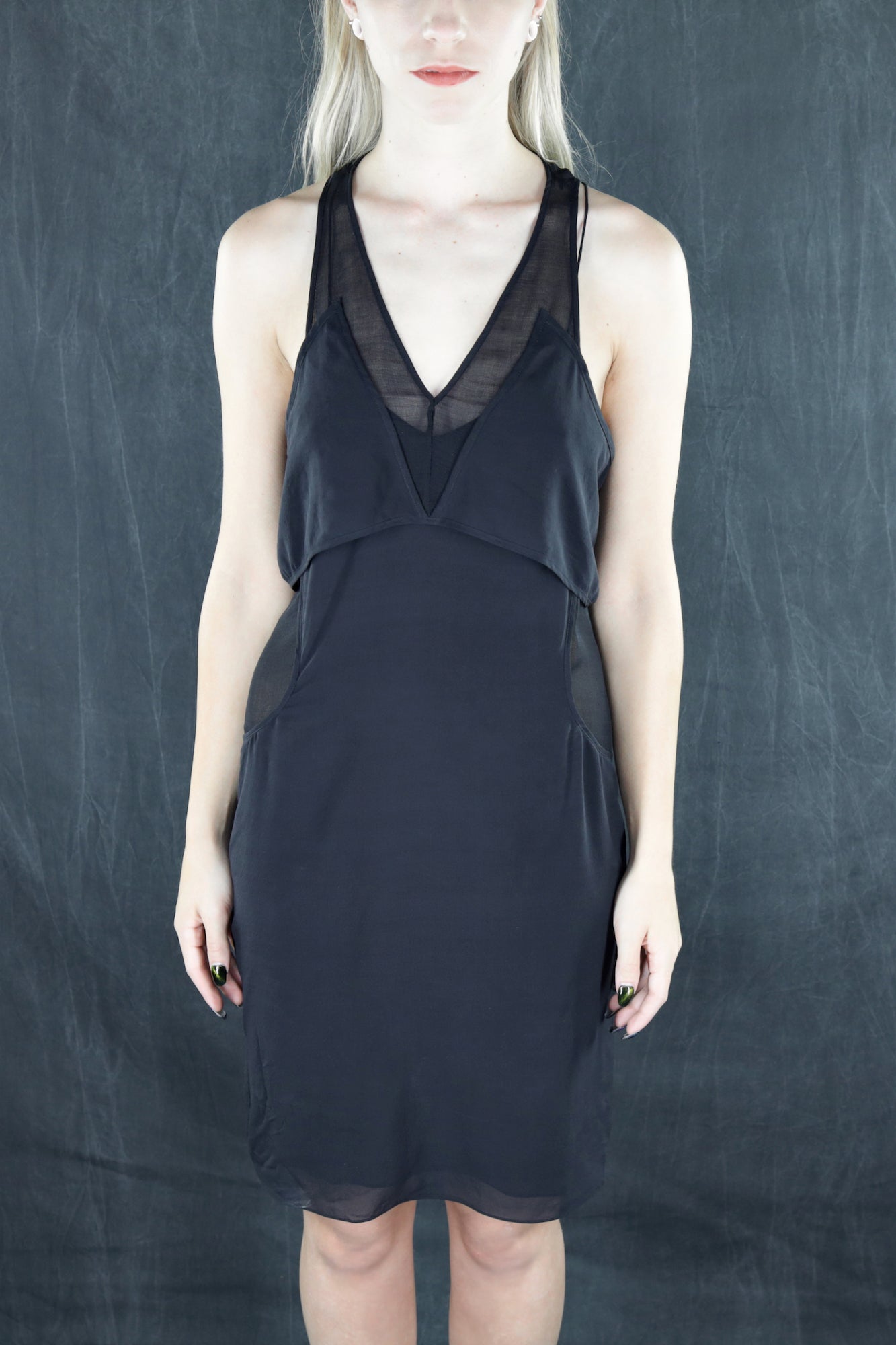 alexander wang black slip dress Alexander Wang Lace Slip Dress in Black